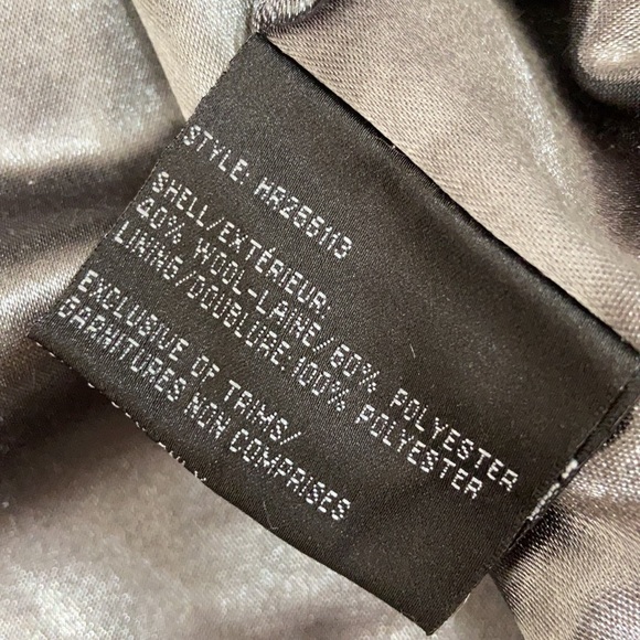 Hilary Radley Heather Grey Wool Blend Coat - Picture 9 of 10